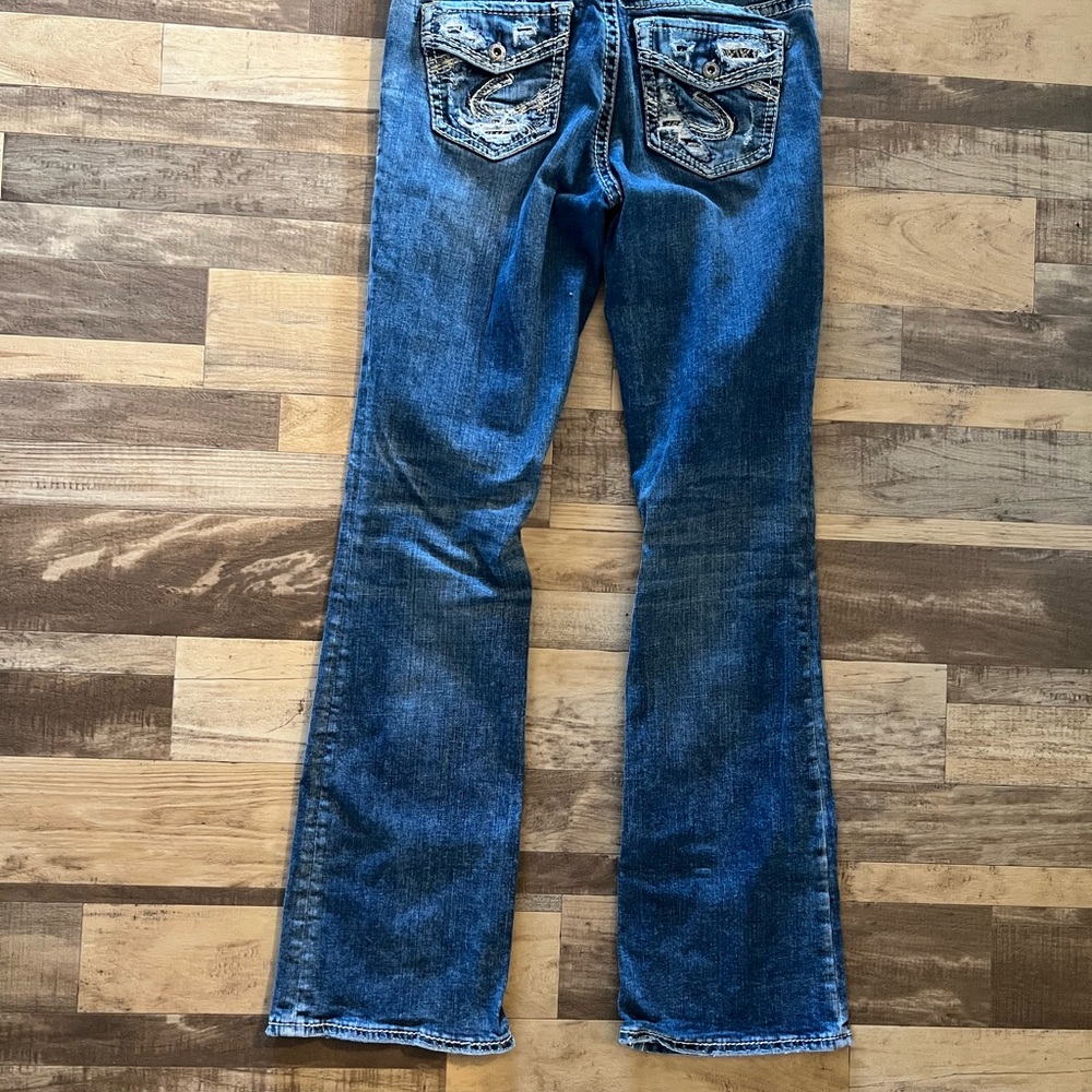 Silver Bootcut Super stretch Jeans - Picture 2 of 2